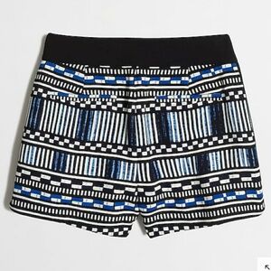 J.Crew Women Printed Drapey Shorts Sz 0